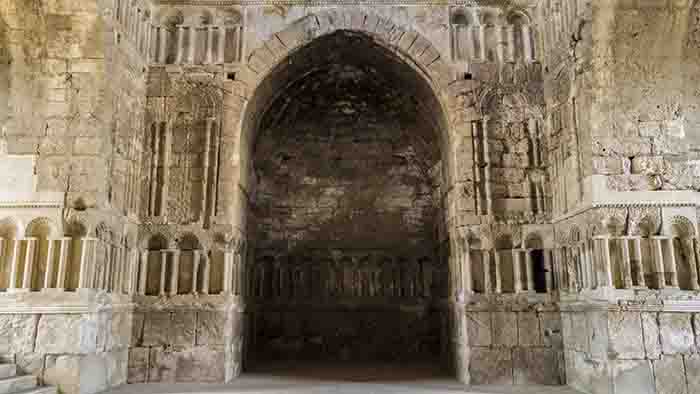 186 - Jordania - Amman - Ciudadela - palacio Omeya - interior